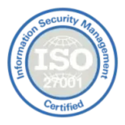 ISO 27001 certified — information security management